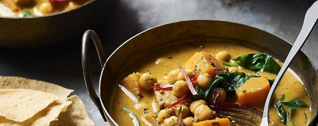 Best Family Meals to Batch Cook UK - Family Friendly Squash and Spinach Curry Batch Cook Recipe