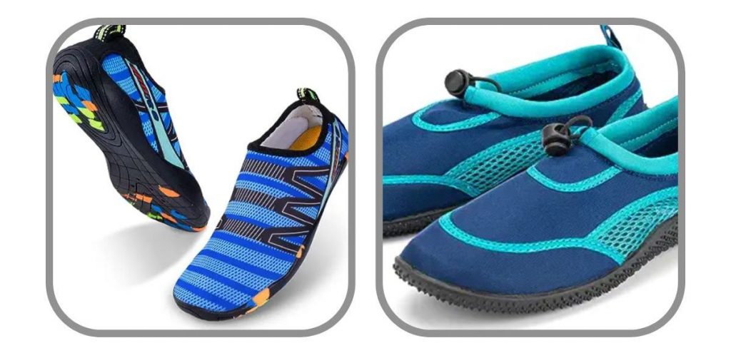 Water Shoes - ideal for the small, hot  stones of Fenals beach