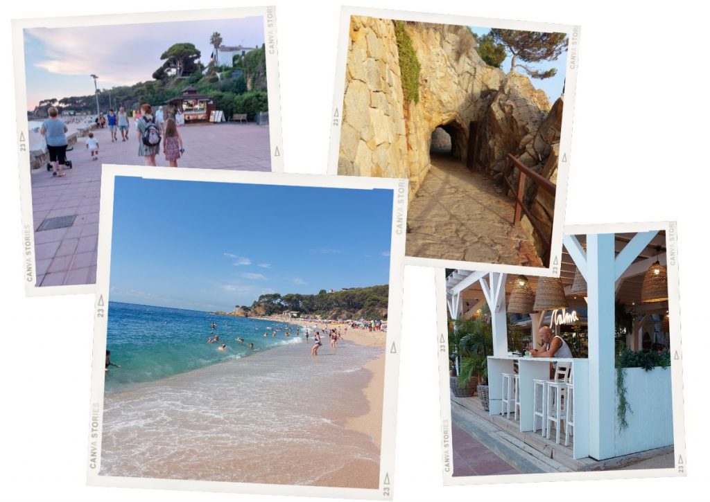 Playa de Fenals is the nearest beach to Costa Encantada, Lloret de Mar